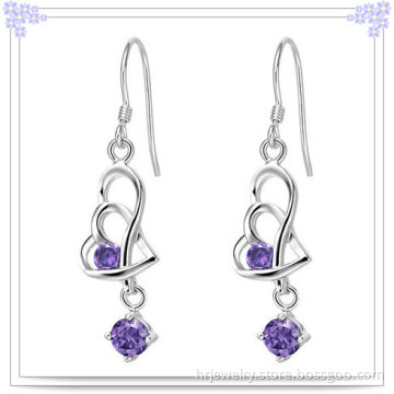 925 Silver Crystal Jewelry Lady Fashion Earring (EE0043)